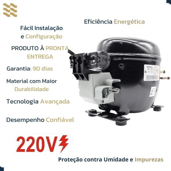 Imagem de Motor Compressor Embraco 1/3 + Ffi12Hbx R134A - 127V