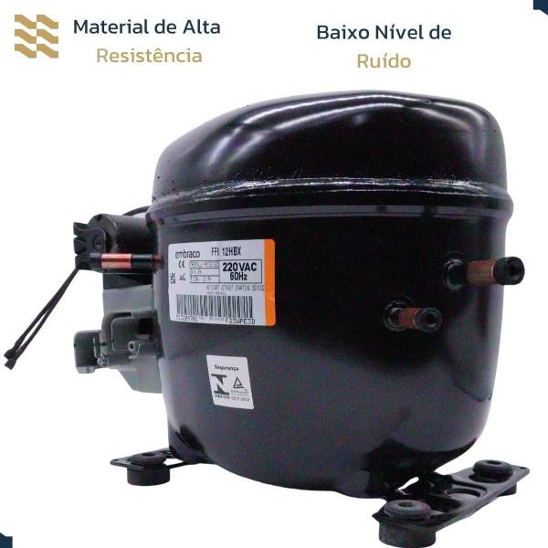 Imagem de Motor Compressor Embraco 1/3 + Ffi12Hbx R134A - 127V