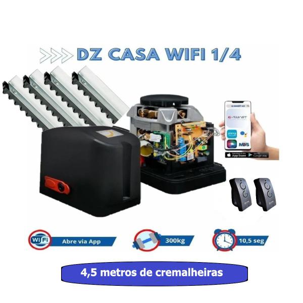 Motor Correr Desliz Garen Dz Casa Wifi App 220v 4,5 mt Crem Imagem de Motor Correr Desliz Garen Dz Casa Wifi App 220v 4,5 mt Crem