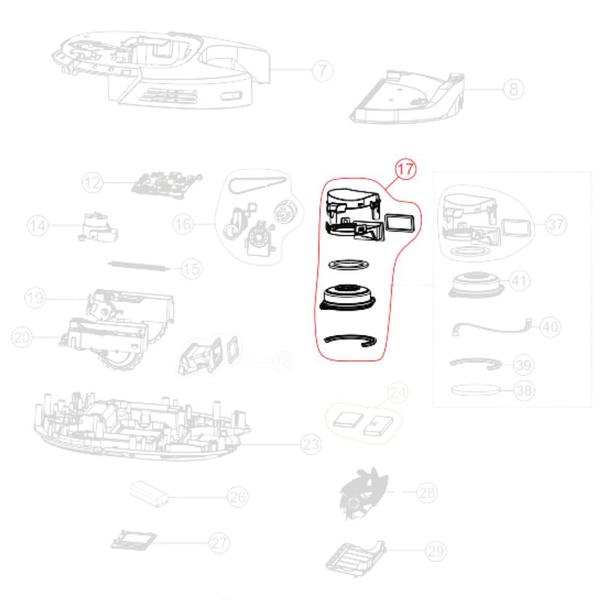 Imagem de Motor de Sucção Compatível com Robô Aspirador WAP WConnect