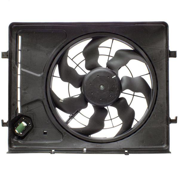 Imagem de Motor do Ventilador Elantra 2.0 16V 2006 a 2010 I30 2.0 16V 2010 a 2012 Tucson 2.7 V6 2005 a 2011 Com Defletor - Bauen - BAU100191