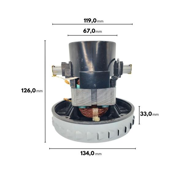 Imagem de Motor Elétrico Compatível com Aspirador Vonder APV1240 1200W (220V) 6897124237