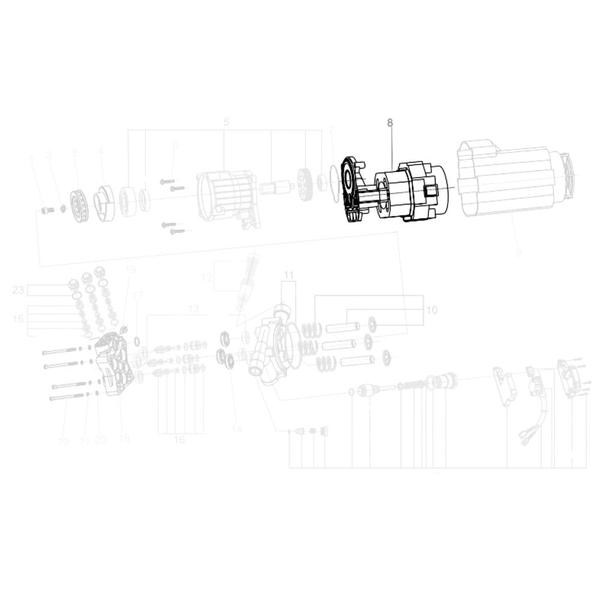 Motor Elétrico Compatível com Lavajato WAP Âmbar 1400W (220V) - Parceiro das Peças Imagem de Motor Elétrico Compatível com Lavajato WAP Âmbar 1400W (220V)