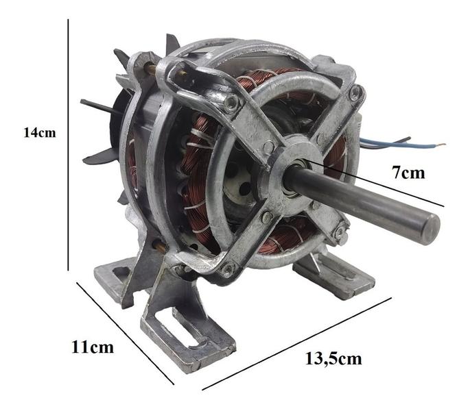 Imagem de Motor Elétrico Multiuso Forte Robusto Bancada 1/4cv 220v