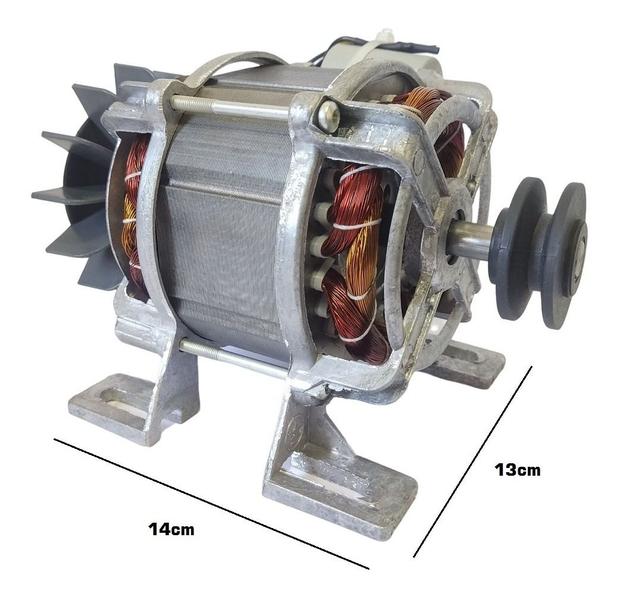 Imagem de Motor Elétrico Multiuso Gira Pros 2 Lados C/ Polia 440w 220v