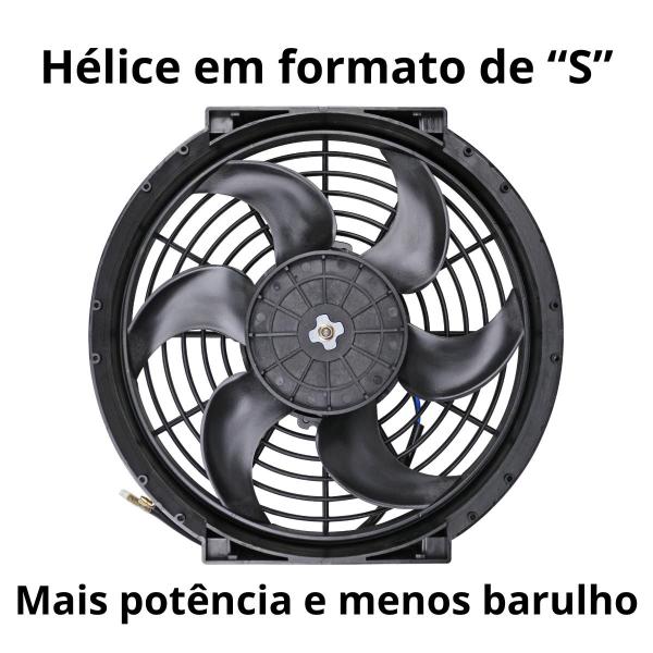 Imagem de Motor Eletro Ventilador Ventoinha Universal 10 Pol 12v