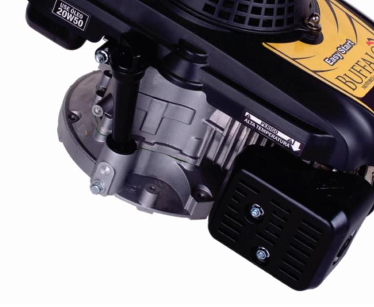 Imagem de Motor Gasolina Buffalo Vertical 6,5CV 196cc 4T para Cortador Grama Partida Manual 60694