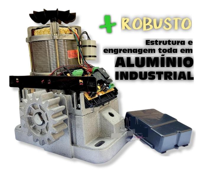 Motor Industrial 1cv Portão 2000kg Grande Agl 220v 5 Mts 2tx Imagem de Motor Industrial 1cv Portão 2000kg Grande Agl 220v 5 Mts 2tx