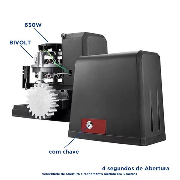 Motor para Portão Deslizante Delta Move Plus 500 bivolt - Venti-Delta Imagem de Motor para Portão Deslizante Delta Move Plus 500 bivolt - Venti-Delta