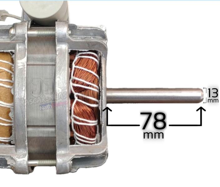 Imagem de Motor para torno elétrico bancada em geral 1/4cv eixo 1/2pol
