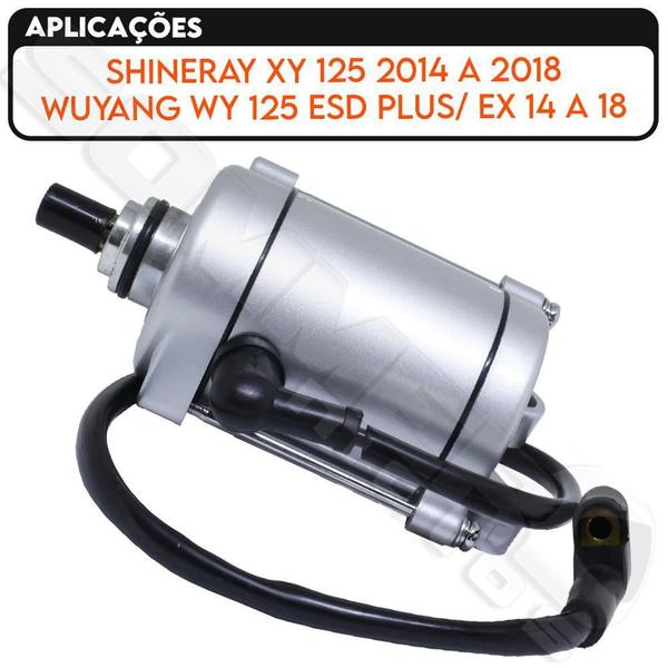 Imagem de Motor Partida Shineray Xy 125/ Wuyang Wy 125 2014 A 2018