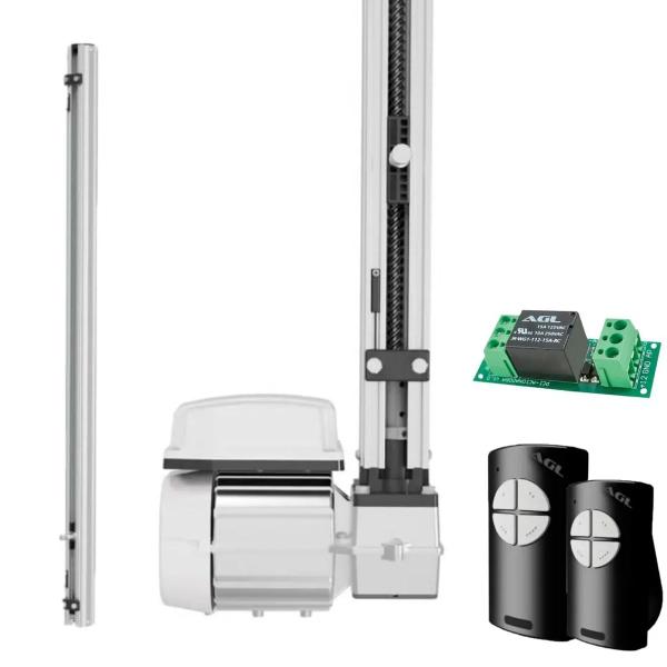 Motor Portão Eletrônico Trino BV4 127V/220V Com Acionamento 1,9 Metros Com Placa Acionadora - AGL Imagem de Motor Portão Eletrônico Trino BV4 127V/220V Com Acionamento 1,9 Metros Com Placa Acionadora