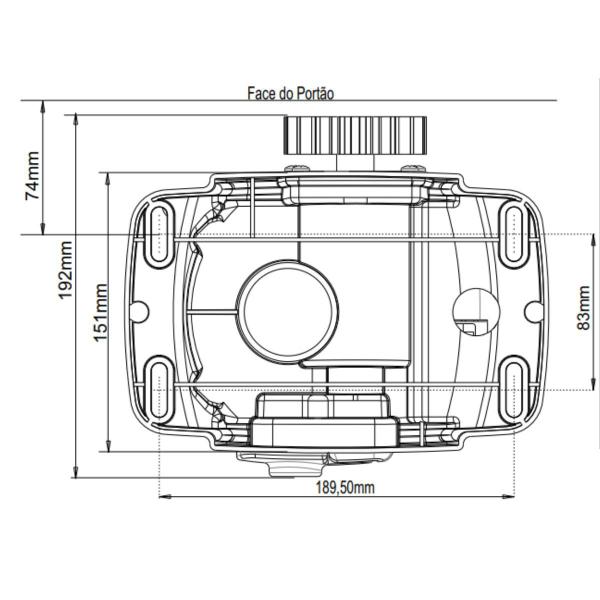 Motor Portão Residencial Dz Atto Turbo Wifi App Celular Android iOS 350kg Rossi 110v Imagem de Motor Portão Residencial Dz Atto Turbo Wifi App Celular Android iOS 350kg Rossi 110v