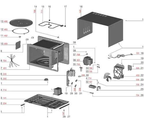 Imagem de Motor Prato Microondas Electrolux ME28G Novo