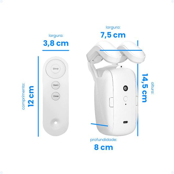 Imagem de Motor Robô De Cortina Portátil Abridor E Fechador Controle