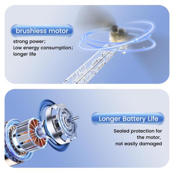 Imagem de Motor sem escova Drone TizzyToy, câmera FPV 4K, voo de 36 minutos