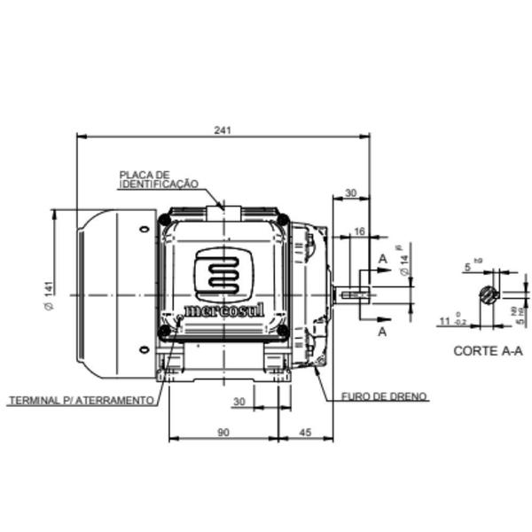 Imagem de Motor Trifásico 4,0 Cv - 2 Polos 4 Tensões Bnd9003208