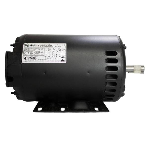 Imagem de Motor Trifásico Nova Motores IP21 3hp 220V/380V 2 Polos 60HZ