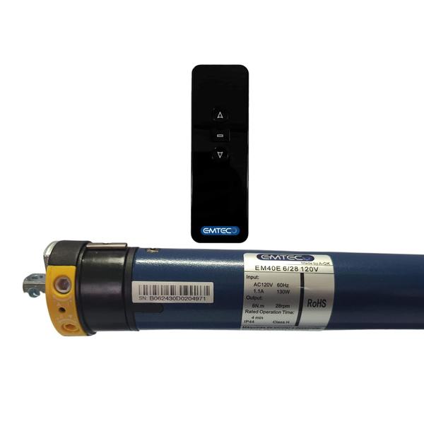 Imagem de Motor tubular wifi c/ controle p/ persianas/toldos 6n 110v