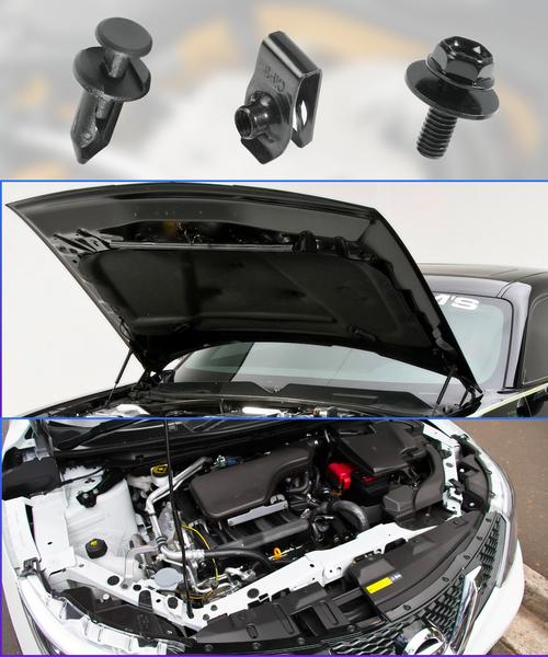 Imagem de Motor Under Cover Splash Shield Guard Body Bolts Kit Zlirfy