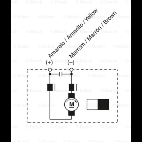 Imagem de Motor ventilação 12V Ford Royale 1992 a 1996 Bosch 