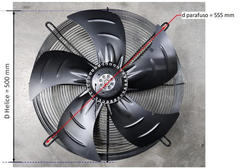 Imagem de Motor Ventilador Unidade Condensadora Mono 500mm 220V YWF4E-500