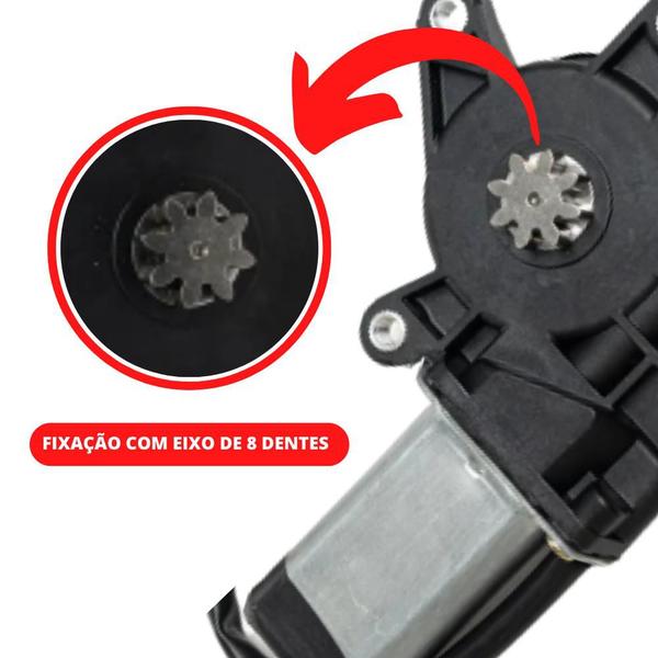 Imagem de Motor Vidro Eletrico Direito Universal Mabuchi 12v 8 Dents