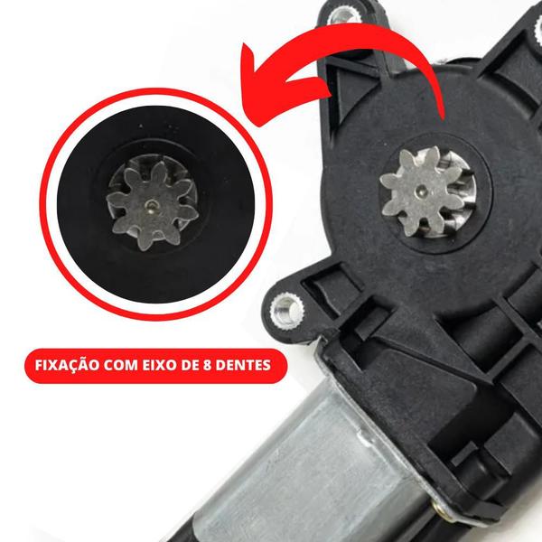 Imagem de Motor Vidro Eletrico Esquerdo Universal Mabuchi 12v 8 Dent