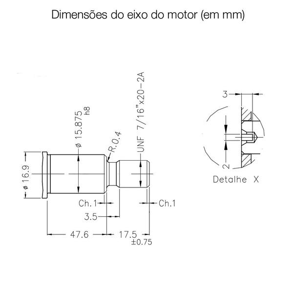 Imagem de Motor WEG Para Bomba de Piscina 1/2cv 0,5cv 127/220V Monofásico 2 Polos Jet Pump