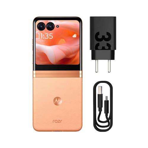 Motorola RAZR 40 Ultra 256 GB Peach Fuzz 8 GB RAM - Motorola Razr
