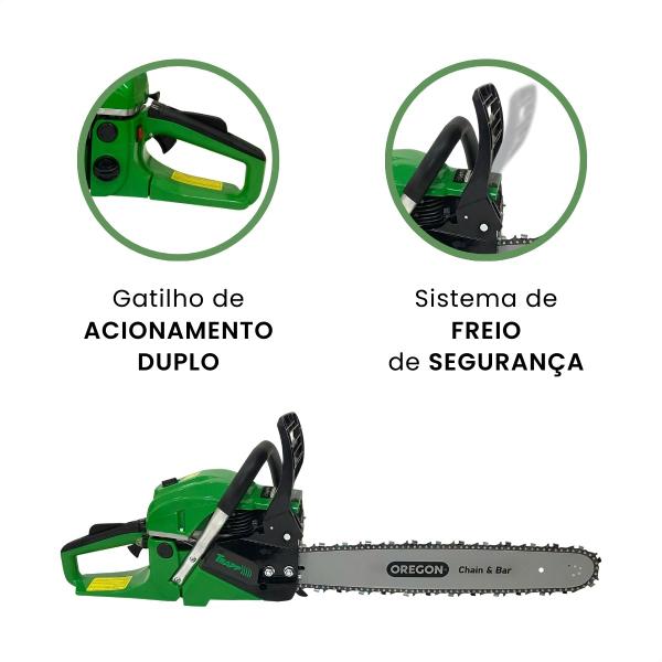 Motosserra a Gasolina Trapp MTX-540 Profissional Sabre Oregon 45cm