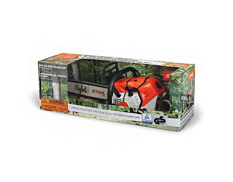 Imagem de Motosserra de brinquedo STIHL operada por bateria com som para crianças de 3 anos ou mais