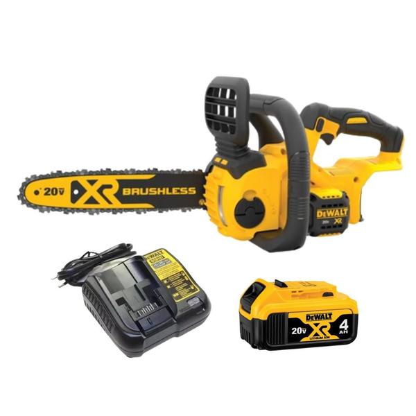 Imagem de Motosserra Elétrica A Bateria 20v 4ah Dewalt Dccs620b Bivolt