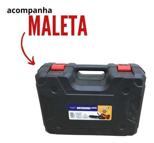 Imagem de Motosserra Portatil Bateria Recarregável 18V C/ Sabre 12 E Maleta