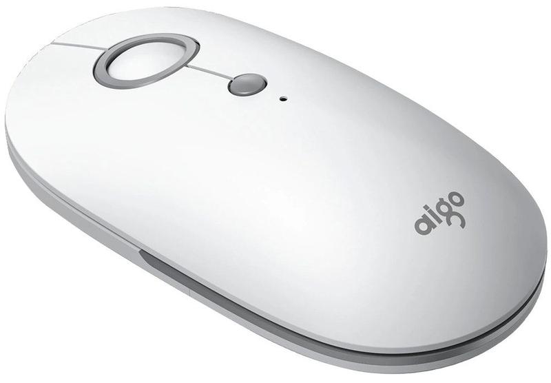 Imagem de Mouse Aigo M300 1600DPI Sem Fio - Branco