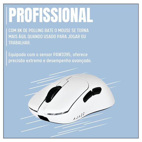 Mouse Ajazz x Nacodex Aj179 Pro 8k Polling Rate Base Carregamento