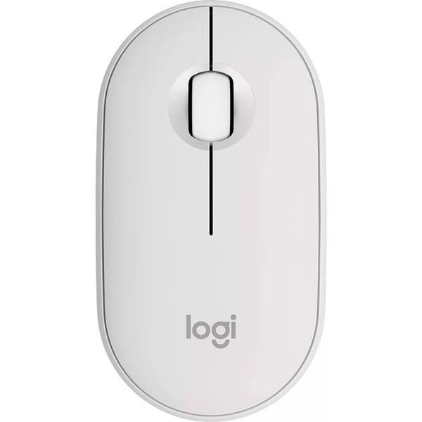 Imagem de Mouse bluetooth logitech pebble mouse 2 m350s branco 910-007047