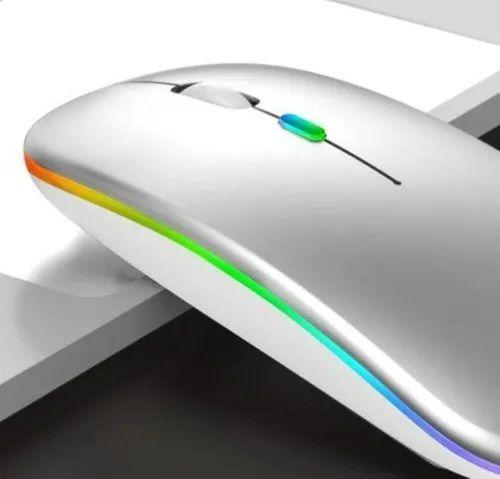 Mouse Bluetooth Recarregável Para iPad Mini 6 2021 - Prata - BD Net Collections Imagem de Mouse Bluetooth Recarregável Para iPad Mini 6 2021 - Prata