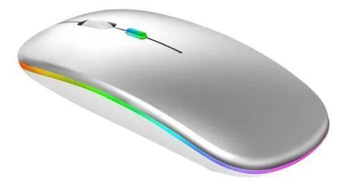Mouse Bluetooth Recarregável Para iPad Mini 6 2021 - Prata - BD Net Collections Imagem de Mouse Bluetooth Recarregável Para iPad Mini 6 2021 - Prata