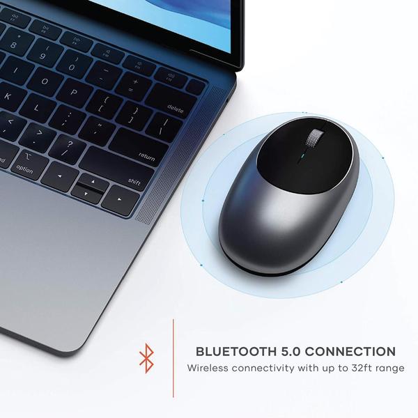 Imagem de Mouse Bluetooth Satechi M1 sem fio com porta recarregável tipo C