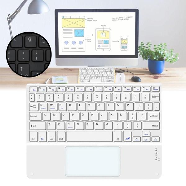 Imagem de Mouse Bluetooth + Teclado Para Tablet Xiaomi Redmi Pad Se 11