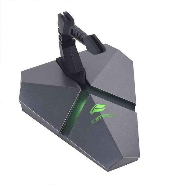 Imagem de Mouse Bungee C3Tech C/ Led Usb 2.0 Hub Leit Microsd Mb-200Si