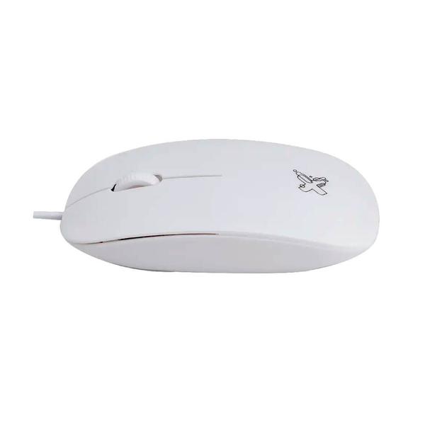 Imagem de Mouse C/ Fio Surface USB Branco 1200dpi - Maxprint