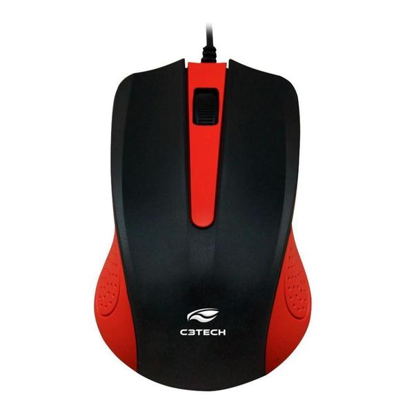 Imagem de Mouse C3 Tech USB Vermelho - MS-20RD