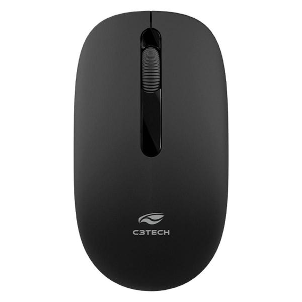 Imagem de Mouse C3Plus M-W15Bk, Wifi 2.4Ghz, Bluetooth, Receptor Nano