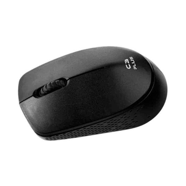 Imagem de Mouse C3Tech C3Plus M-W17Bk, Wireless, 1000 Dpi, Preto