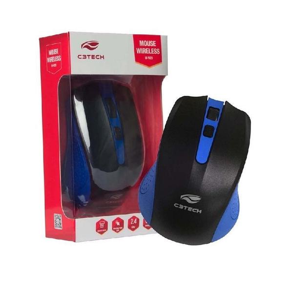 Imagem de Mouse C3Tech S/Fio Rc/Nano M-W20Bl