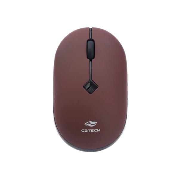 Imagem de Mouse C3Tech sem Fio RC Nano 4 Botoes 2.4GHz Vermelho - M-W60RD