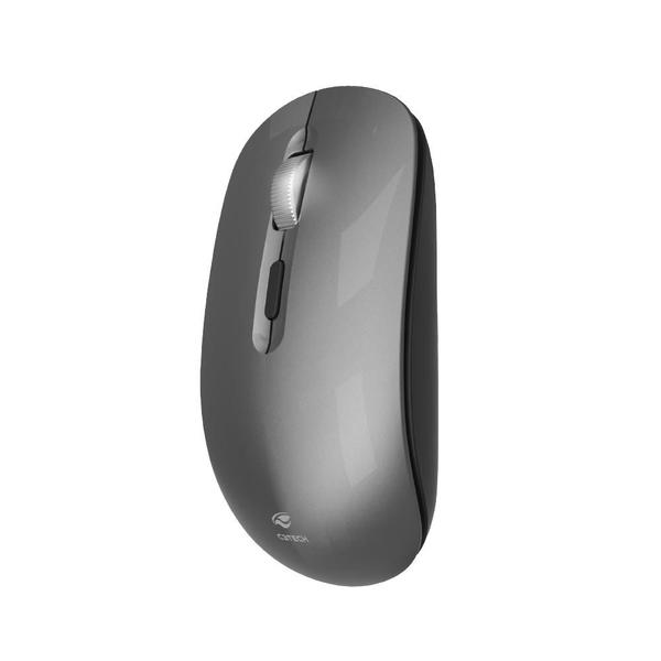 Imagem de Mouse C3tech Sem Fio Recarregavel M-w80gy Cinza