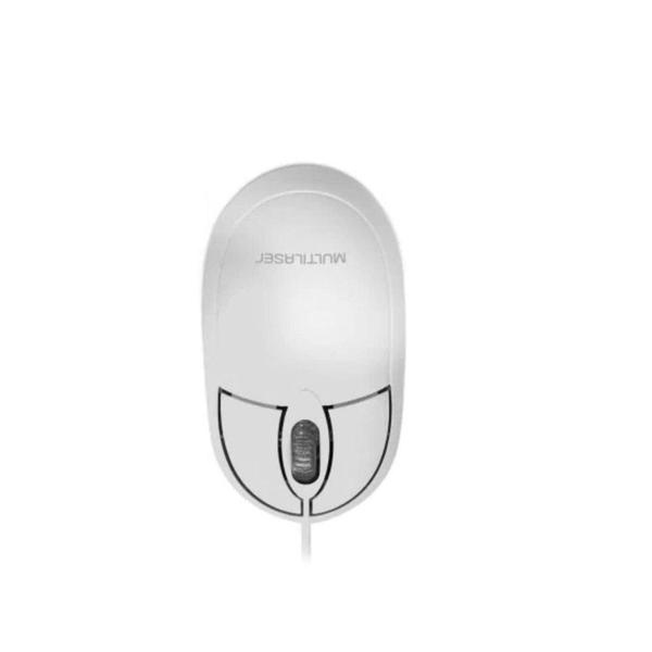 Imagem de Mouse Classic Box Óptico USB Branco Multilaser - MO302